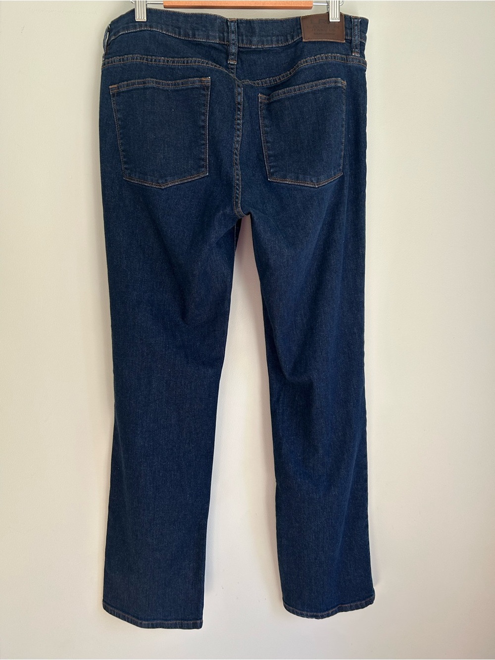 Ralph Lauren Modern Straight Stretchy High Rise Denim Jeans Size 14